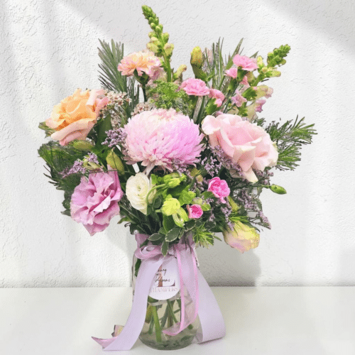 Impressive Flower Posy Jar Vase Pretty Extra Large