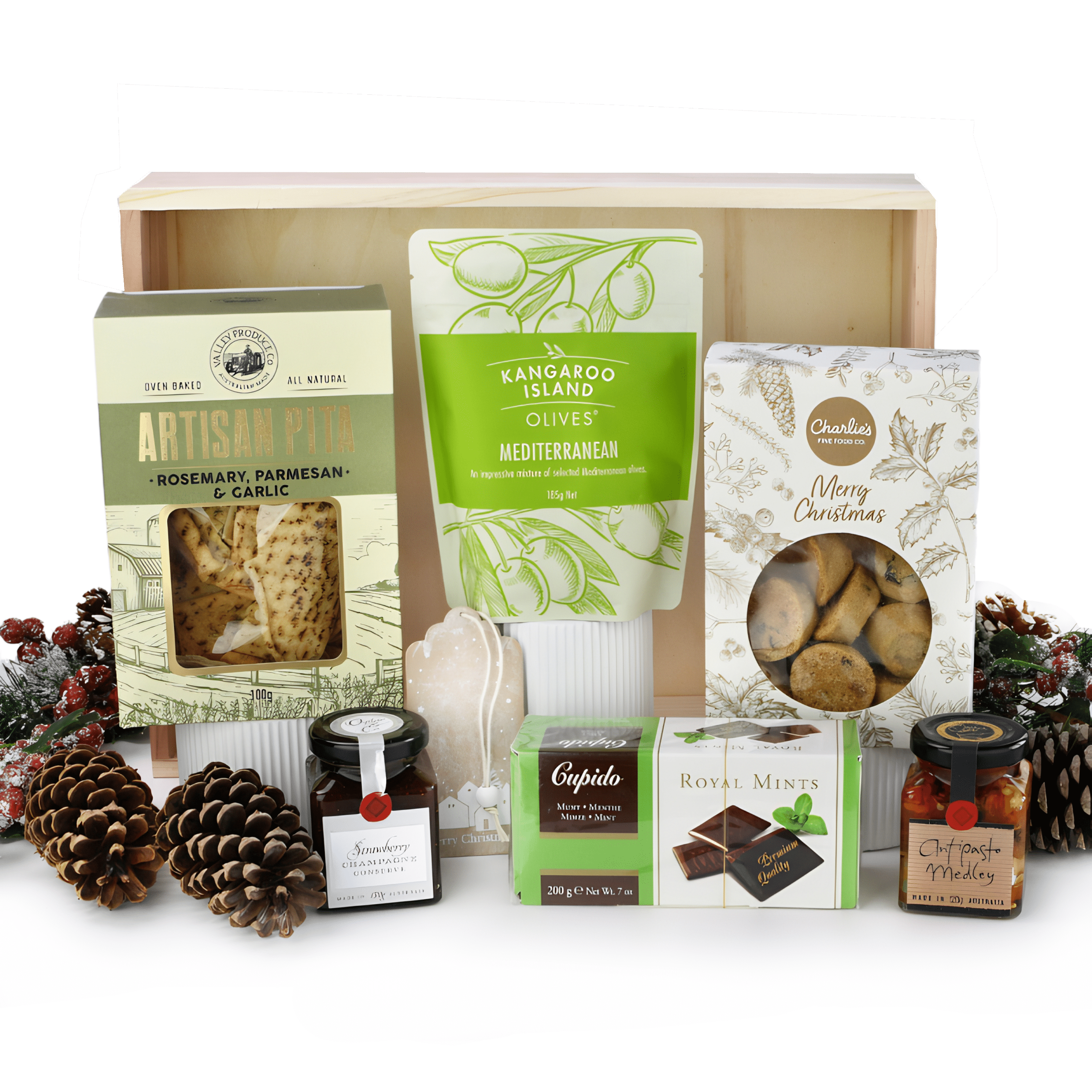 A Gourmet Xmas Luxury Blooms Hampers