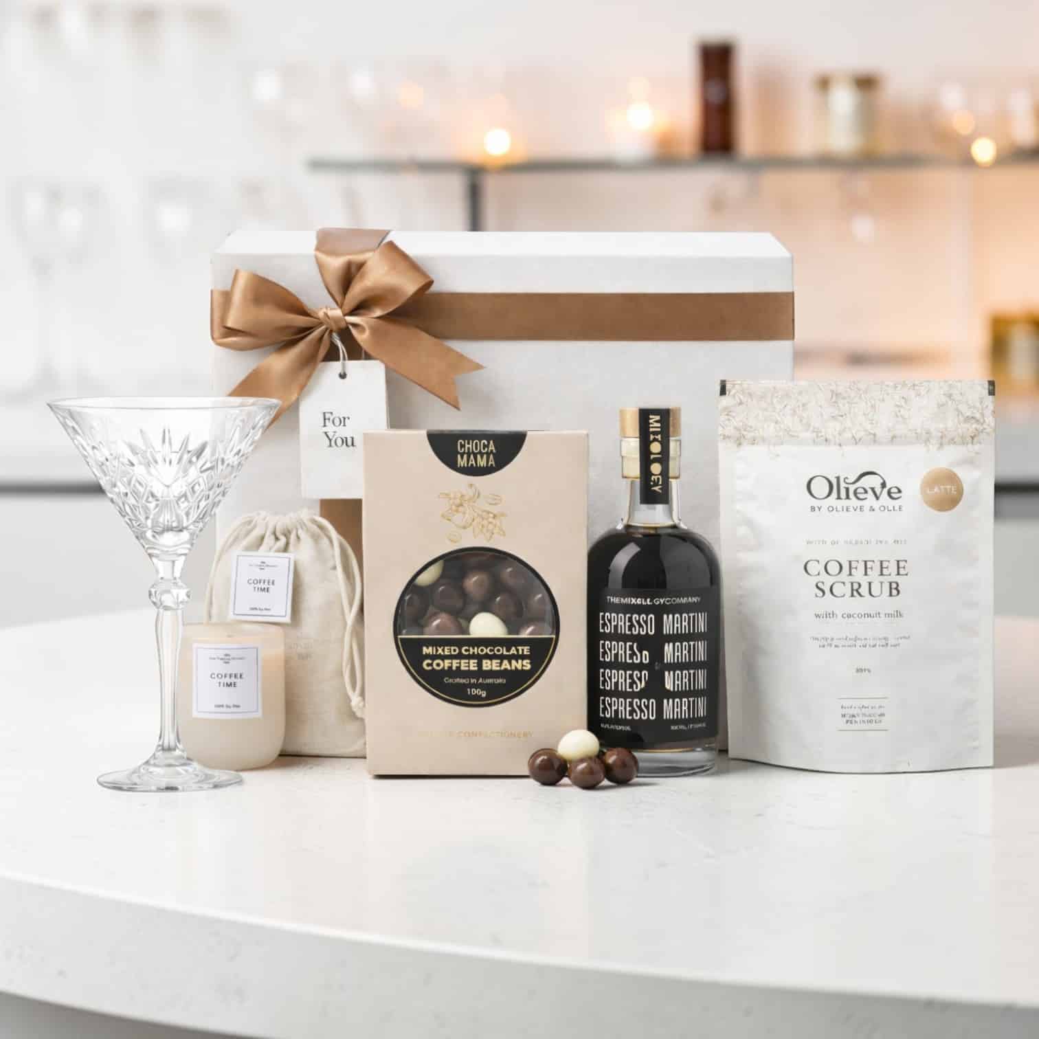 espresso girl 1 - Luxury Blooms & Hampers